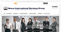 Desktop Screenshot of nexusinternationalservices.com