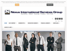 Tablet Screenshot of nexusinternationalservices.com